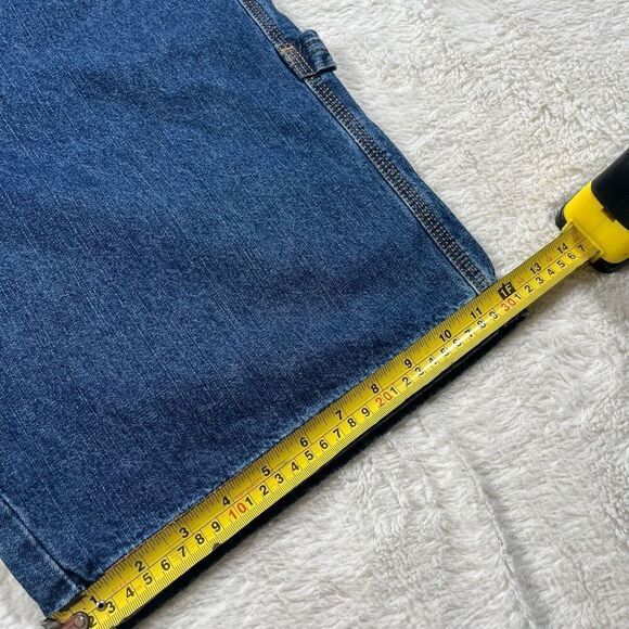 Levi’s Mens Dark Wash Cargo Carpenter Shorts - Picture 7 of 7